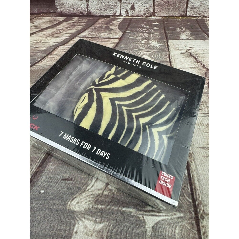 Kenneth Cole Face Mask Heiq V-block, Smart Temp Cotton, Ideal Gift Set - 7 Pack